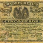 México. 5 pesos. B Londres y México México. 5 pesos. B Londres y México